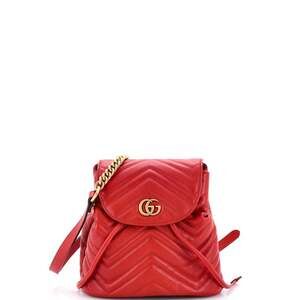 Gucci Gg Marmont Drawstring Backpack #233588G10B